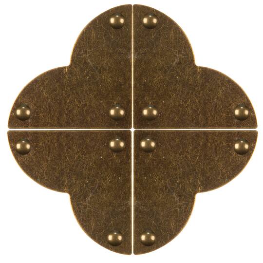 Dritz® Home Pack of 3 Large Textured Quatrefoil Corners, 3ct.